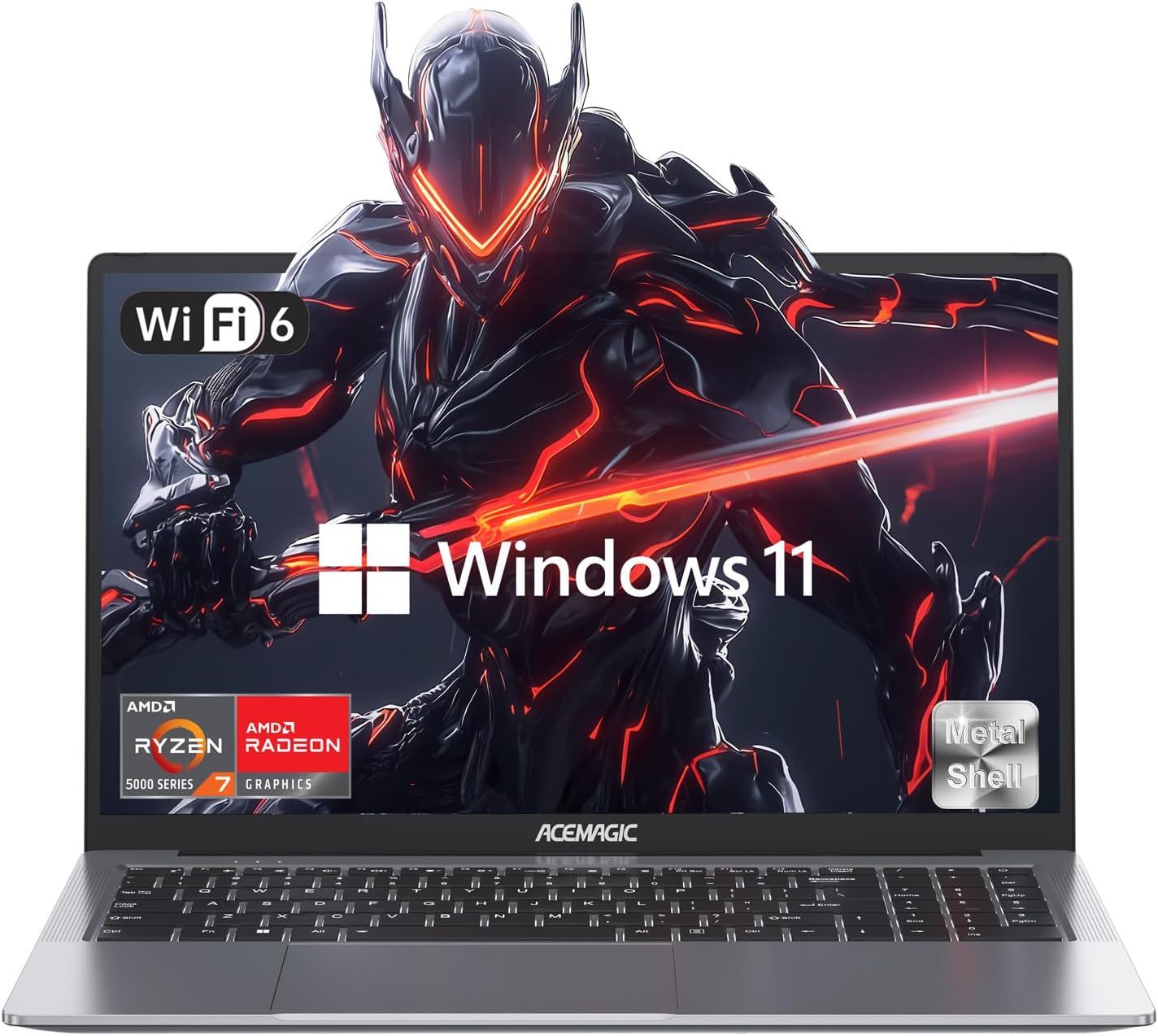Gaming Laptop 2026 – Ryzen 7 5700U | 16GB RAM | 512GB NVMe SSD | 15.6” FHD | WiFi 6